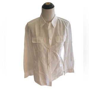 Banana Republic Linen Blouse — Size 6